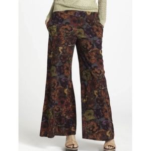 anthropologie CARTONNIER moody bouquet wide leg pants S